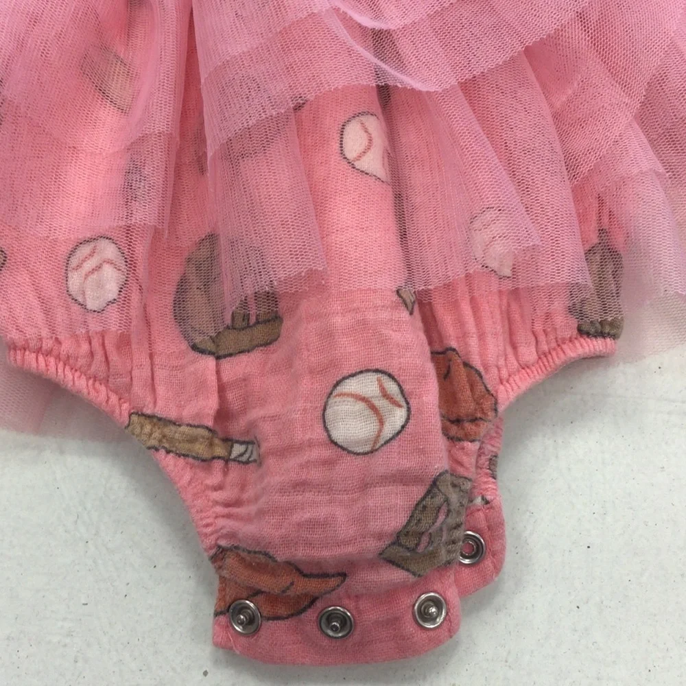 Angel Dear baby Pink Girls' Tulle One-Piece bubble